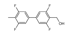 3,3',5,5'-tetrafluoro-4'-methyl[1,1'-biphenyl]-4-methanol Structure