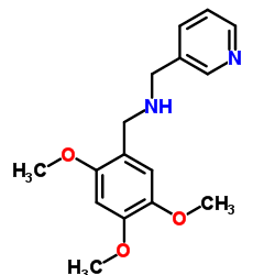 1-PYRIDIN-3-YL-N-(2,4,5-TRIMETHOXYBENZYL)METHANAMINE Structure