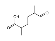 2,5-dimethyl-6-oxohexanoic acid Structure