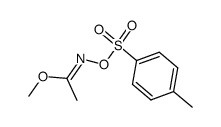 (E)-methyl N-tosyloxyacetimidate Structure