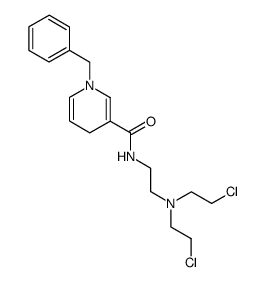 1-Benzyl-1,4-dihydro-pyridine-3-carboxylic acid {2-[bis-(2-chloro-ethyl)-amino]-ethyl}-amide Structure