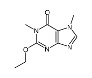 2-ethoxy-1,7-dimethyl-1,7-dihydro-purin-6-one Structure