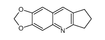 7,8-dihydro-6H-cyclopenta[b][1,3]dioxolo[4,5-g]quinoline结构式