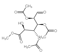 2,3,4-三-O-乙酰基-α-D-葡萄糖醛酸甲酯结构式