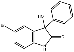 5-bromo-3-hydroxy-3-phenyl-2,3-dihydro-1H-indol-2-one Structure