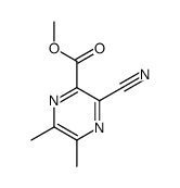 Pyrazinecarboxylic acid, 3-cyano-5,6-dimethyl-, methyl ester (9CI) Structure