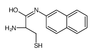 (2S)-2-amino-N-naphthalen-2-yl-3-sulfanylpropanamide Structure