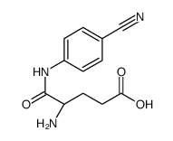 (4S)-4-amino-5-(4-cyanoanilino)-5-oxopentanoic acid Structure