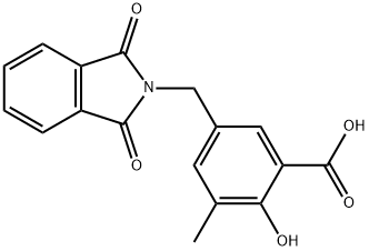 5-[(1,3-dioxo-2,3-dihydro-1H-isoindol-2-yl)methyl]-2-hydroxy-3-methylbenzoic acid picture