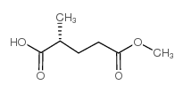 (R)-(-)-4-甲基戊二酸单甲酯结构式