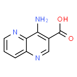 1,5-Naphthyridine-3-carboxylicacid,4-amino-(9CI) structure