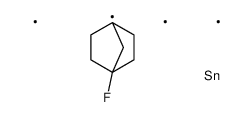 (1-fluoro-4-bicyclo[2.2.1]heptanyl)-trimethylstannane Structure