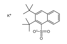 potassium bis(tert-butyl)naphthalenesulphonate Structure