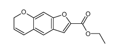 ethyl 7H-furo[3,2-g]chromene-2-carboxylate Structure