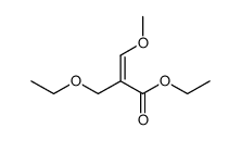 (Z)-ethyl 2-(ethoxymethyl)-3-methoxyacrylate结构式