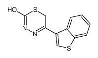 5-(1-benzothiophen-3-yl)-3,6-dihydro-1,3,4-thiadiazin-2-one Structure