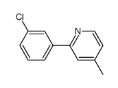 2-(3-chloro-phenyl)-4-methyl-pyridine图片