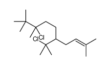 8-chloro-5-(2-chloropropan-2-yl)-2,8,9,9-tetramethyldec-2-ene Structure