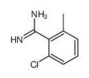 2-CHLORO-6-METHYL-BENZAMIDINE结构式