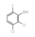 2,3-dichloro-6-fluorophenol structure