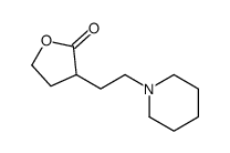 3-(2-piperidin-1-ylethyl)oxolan-2-one Structure