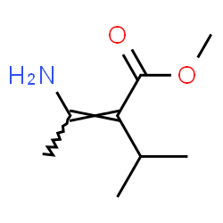 2-Butenoic acid,3-amino-2-(1-methylethyl)-,methyl ester structure