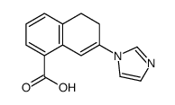 7-imidazol-1-yl-5,6-dihydronaphthalene-1-carboxylic acid Structure