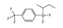 butan-2-yl-difluoro-[4-(trifluoromethyl)phenyl]silane Structure