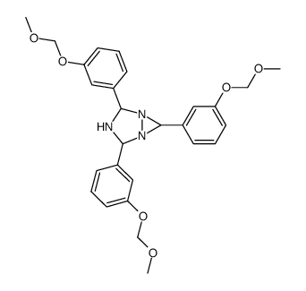 1,3,5-tri-(m-methoxymethylene phenyl ether)-2,4,6-triazabicyclo(3.1.0)hexane结构式