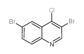 3,6-dibromo-4-chloroquinoline结构式