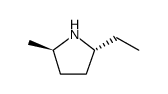 Pyrrolidine, 2-ethyl-5-methyl-, (2R,5R)-rel-结构式