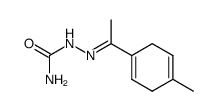 1-(4-methyl-cyclohexa-1,4-dienyl)-ethanone semicarbazone Structure