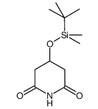 4-(tert-butyldimethylsilyloxy)piperidine-2,6-dione Structure