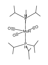 Mo(P(i)Pr3)2(CO)3 Structure