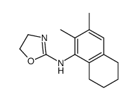 1-NAPHTHYLAMINE, 5,6,7,8-TETRAHYDRO-2,3-DIMETHYL-N-(2-OXAZOLINYL)- Structure