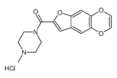 furo[2,3-g][1,4]benzodioxin-7-yl-(4-methylpiperazin-1-yl)methanone,hydrochloride Structure