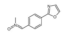 4-(2-噁唑基)-苯基-N-甲基硝酮结构式