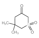 Dihydro-5,5-dimethyl-2H-thiopyran-3(4H)-one-1,1-dioxide结构式