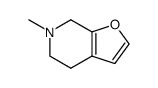 6-methyl-4,5,6,7-tetrahydrofuro<3,2-c>pyridine Structure