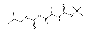 Boc-Ala-O-COO-isoBu Structure