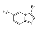 3-溴咪唑并[1,2-a]吡啶-6-胺结构式