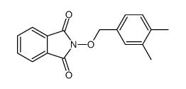 2-[(3,4-dimethylphenyl)methoxy]isoindole-1,3-dione结构式