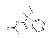 (1-acetoxy-vinyl)-phenyl-phosphinic acid methyl ester结构式