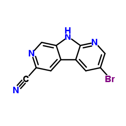 3-Bromo-1H-pyrido[4',3':4,5]pyrrolo[2,3-b]pyridine-6-carbonitrile Structure