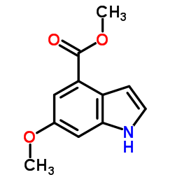 1H-Indole-4-carboxylic acid, 6-Methoxy-, Methyl ester structure