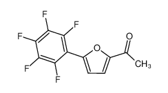 1-(5-(perfluorophenyl)furan-2-yl)ethanone结构式