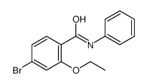 4-bromo-2-ethoxy-N-phenylbenzamide Structure