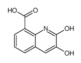 8-Quinolinecarboxylicacid,1,2-dihydro-3-hydroxy-2-oxo-(9CI) structure