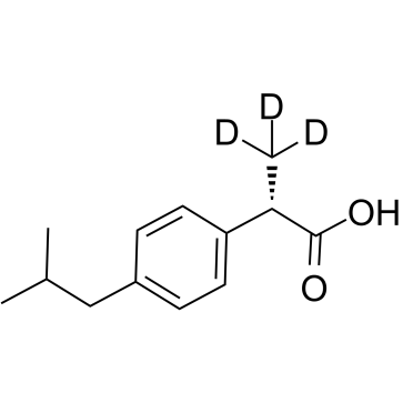 (S)-(+)-Ibuprofen D3图片