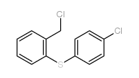 1-(CHLOROMETHYL)-2-[(4-CHLOROPHENYL)SULFANYL]BENZENE Structure